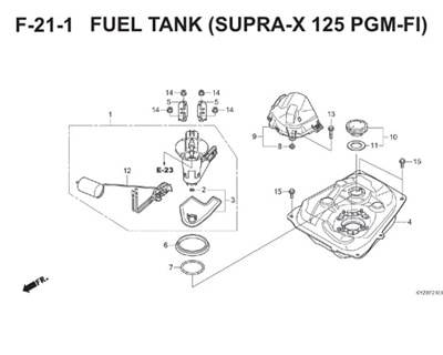Katalog Suku Cadang Honda Supra X 125 Helm-In KYZ
