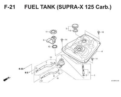 Katalog Suku Cadang Honda Supra X 125 Helm-In KYZ