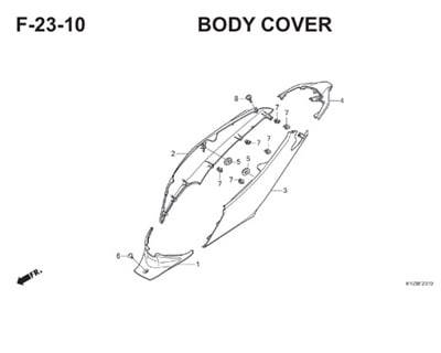 Katalog Suku Cadang Honda Supra X 125 Helm-In KYZ