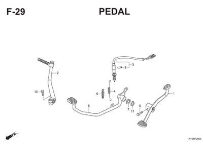Katalog Suku Cadang Honda Supra X 125 Helm-In KYZ