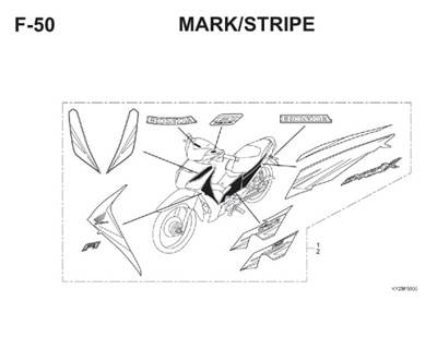 Katalog Suku Cadang Honda Supra X 125 Helm-In KYZ