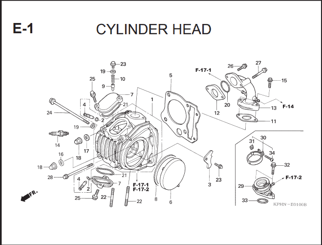 Katalog Suku Cadang Honda Supra X 125 KVL