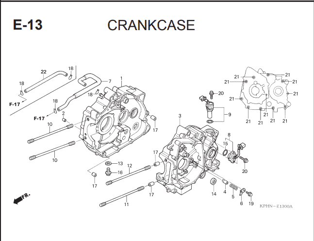 Katalog Suku Cadang Honda Supra X 125 KVL