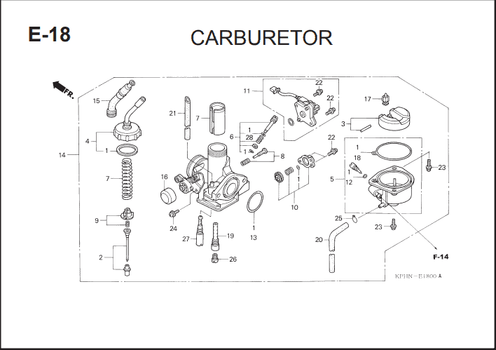 Katalog Suku Cadang Honda Supra X 125 KVL