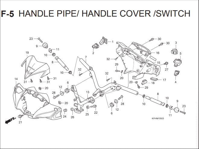 Katalog Suku Cadang Honda Supra X 125 KVL