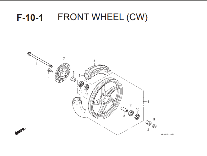 Katalog Suku Cadang Honda Supra X 125 KVL