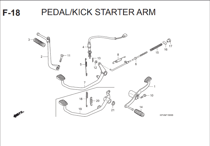 Katalog Suku Cadang Honda Supra X 125 KVL
