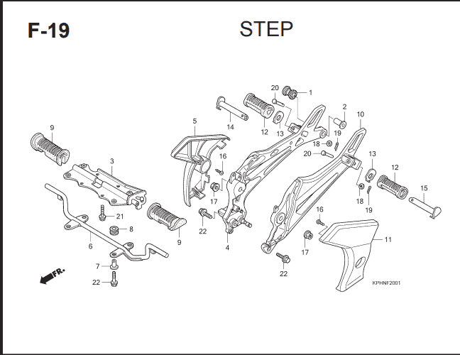 Katalog Suku Cadang Honda Supra X 125 KVL