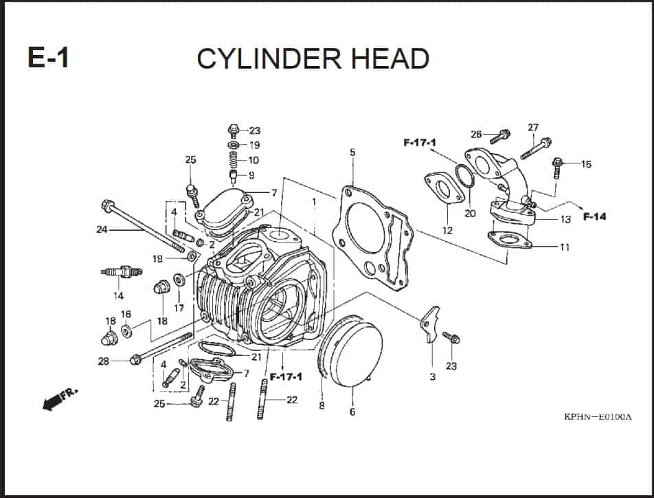 Katalog Suku Cadang Honda Supra X 125 PGM-FI