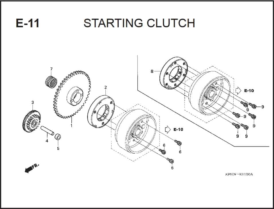 Katalog Suku Cadang Honda Supra X 125 PGM-FI