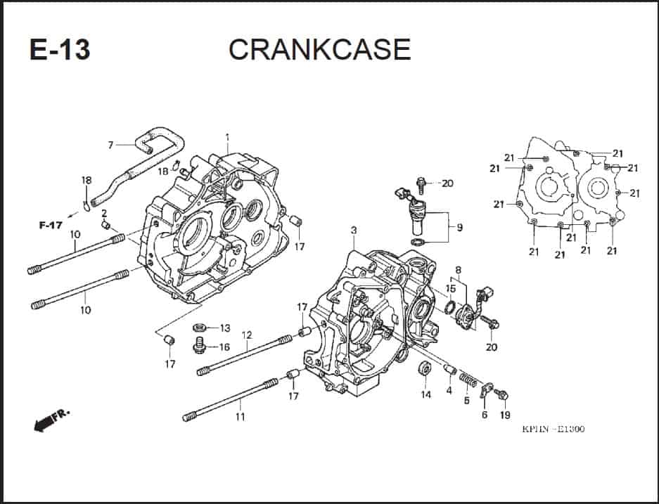 Katalog Suku Cadang Honda Supra X 125 PGM-FI