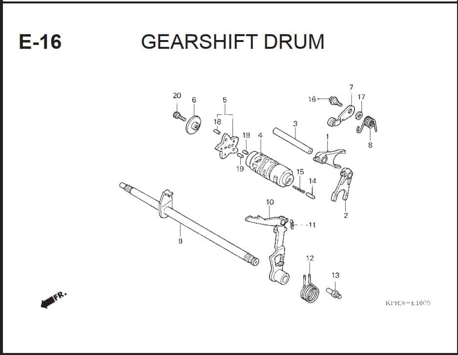 Katalog Suku Cadang Honda Supra X 125 PGM-FI