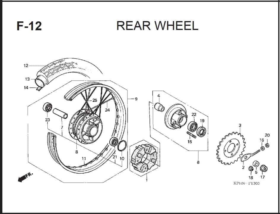Katalog Suku Cadang Honda Supra X 125 PGM-FI