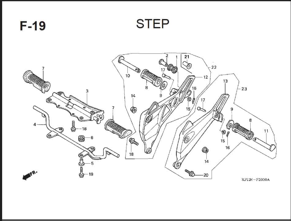 Katalog Suku Cadang Honda Supra X 125 PGM-FI