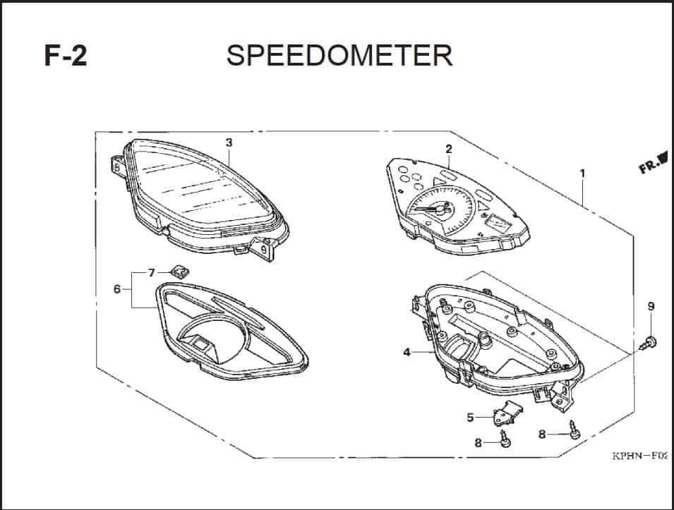 Katalog Suku Cadang Honda Supra X 125 PGM-FI