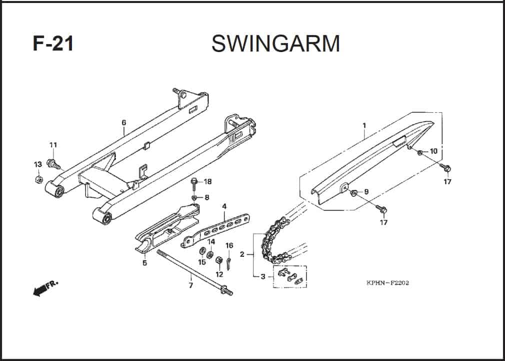 Katalog Suku Cadang Honda Supra X 125 PGM-FI