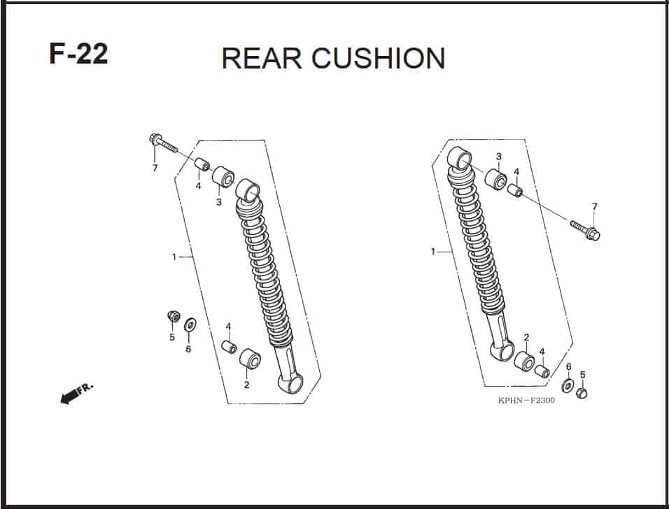 Katalog Suku Cadang Honda Supra X 125 PGM-FI