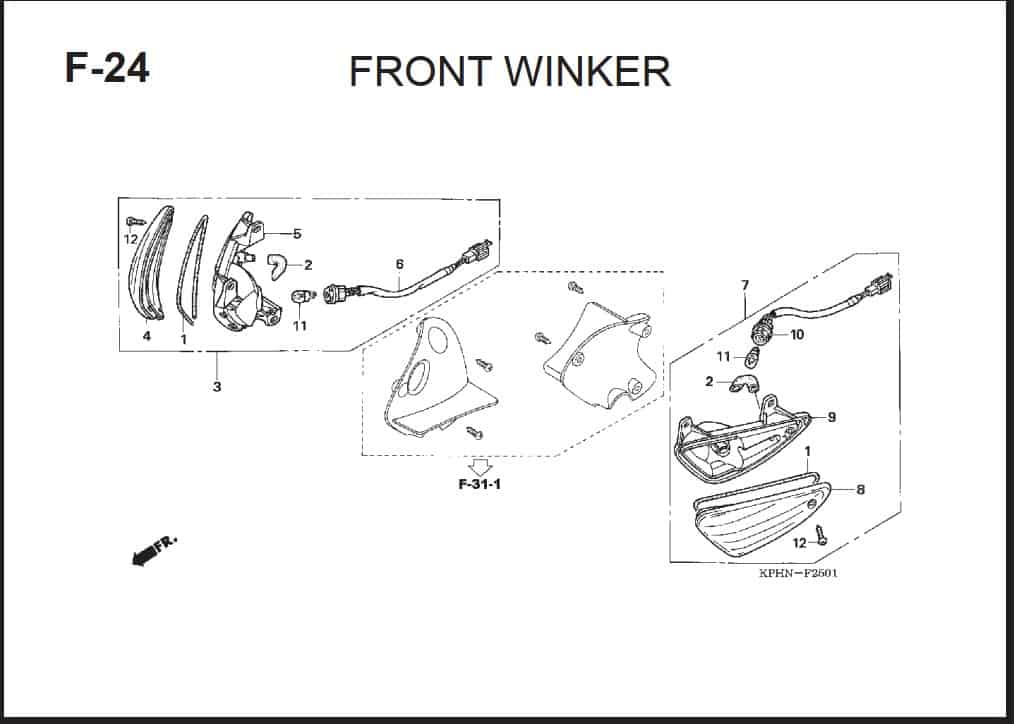 Katalog Suku Cadang Honda Supra X 125 PGM-FI