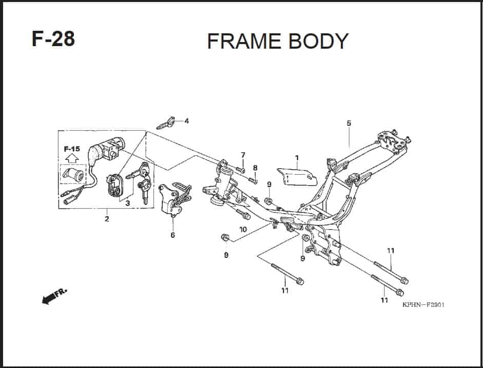 Katalog Suku Cadang Honda Supra X 125 PGM-FI