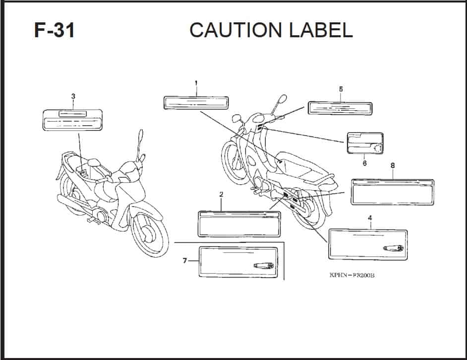 Katalog Suku Cadang Honda Supra X 125 PGM-FI