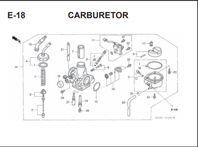 Katalog Suku Cadang Honda Supra X 125 Series