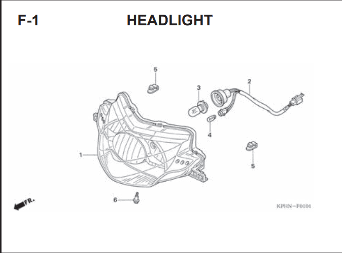 Katalog Suku Cadang Honda Supra X 125 Series