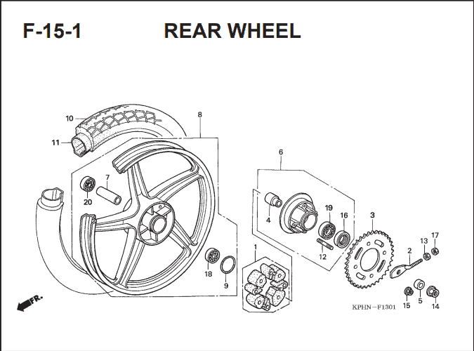 Katalog Suku Cadang Honda Supra X 125 Series