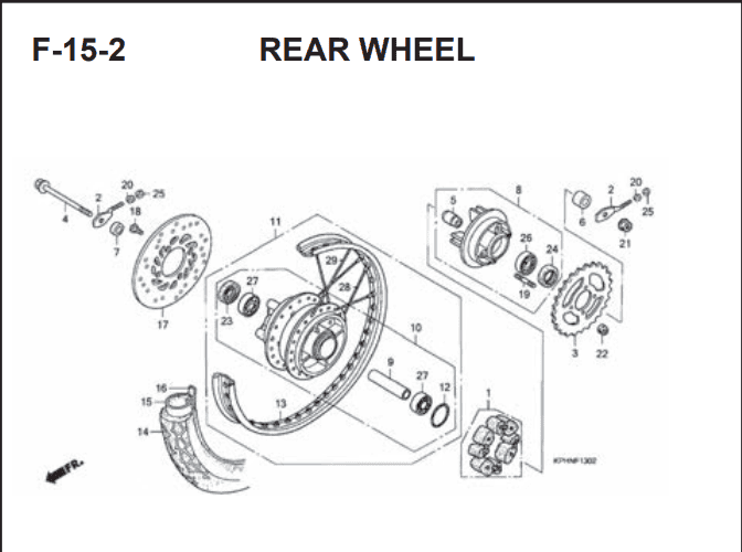 Katalog Suku Cadang Honda Supra X 125 Series