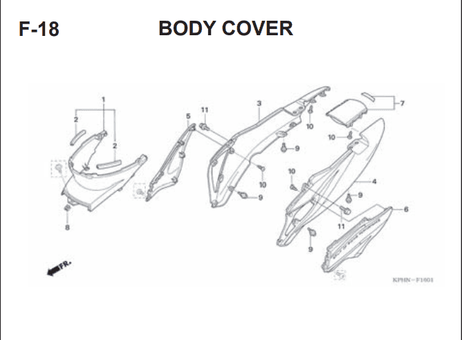 Katalog Suku Cadang Honda Supra X 125 Series