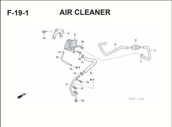 Katalog Suku Cadang Honda Supra X 125 Series