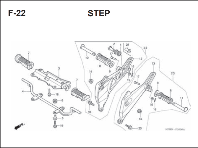 Katalog Suku Cadang Honda Supra X 125 Series