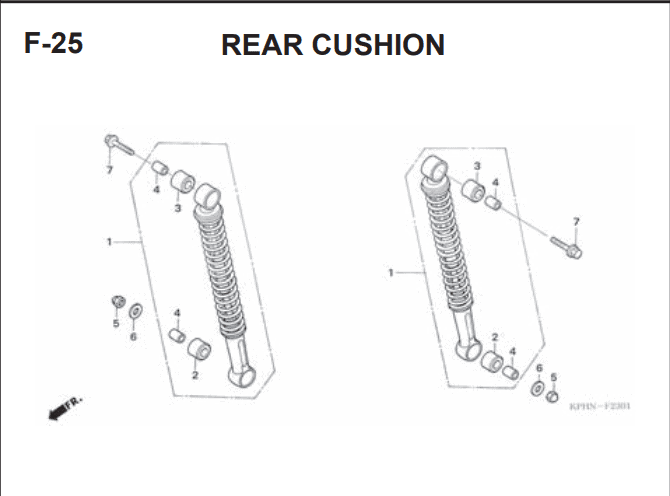 Katalog Suku Cadang Honda Supra X 125 Series