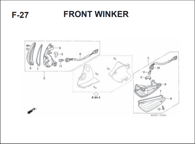 Katalog Suku Cadang Honda Supra X 125 Series