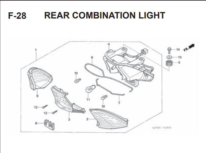 Katalog Suku Cadang Honda Supra X 125 Series