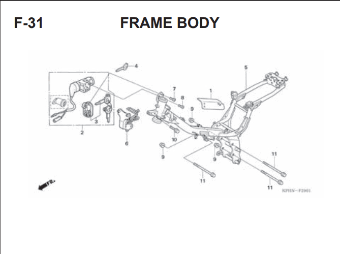 Katalog Suku Cadang Honda Supra X 125 Series