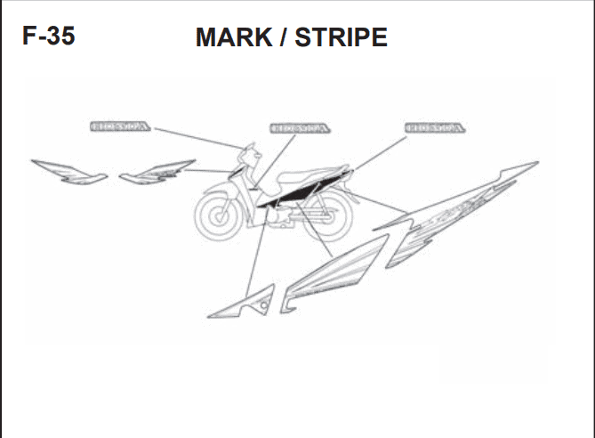Katalog Suku Cadang Honda Supra X 125 Series