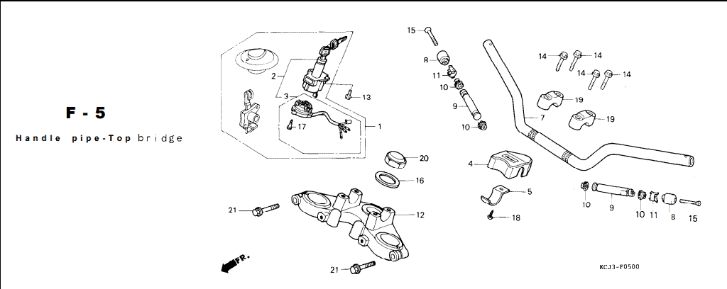 Katalog Suku Cadang Honda Tiger 2000
