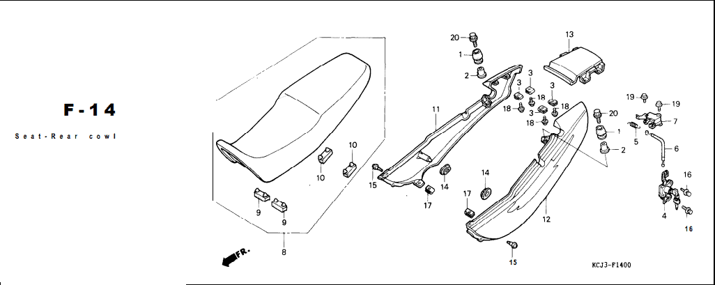 Katalog Suku Cadang Honda Tiger 2000