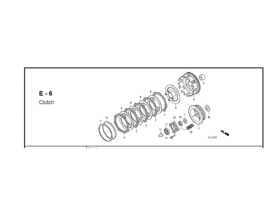 Katalog Suku Cadang Honda Tiger Revo KCJ