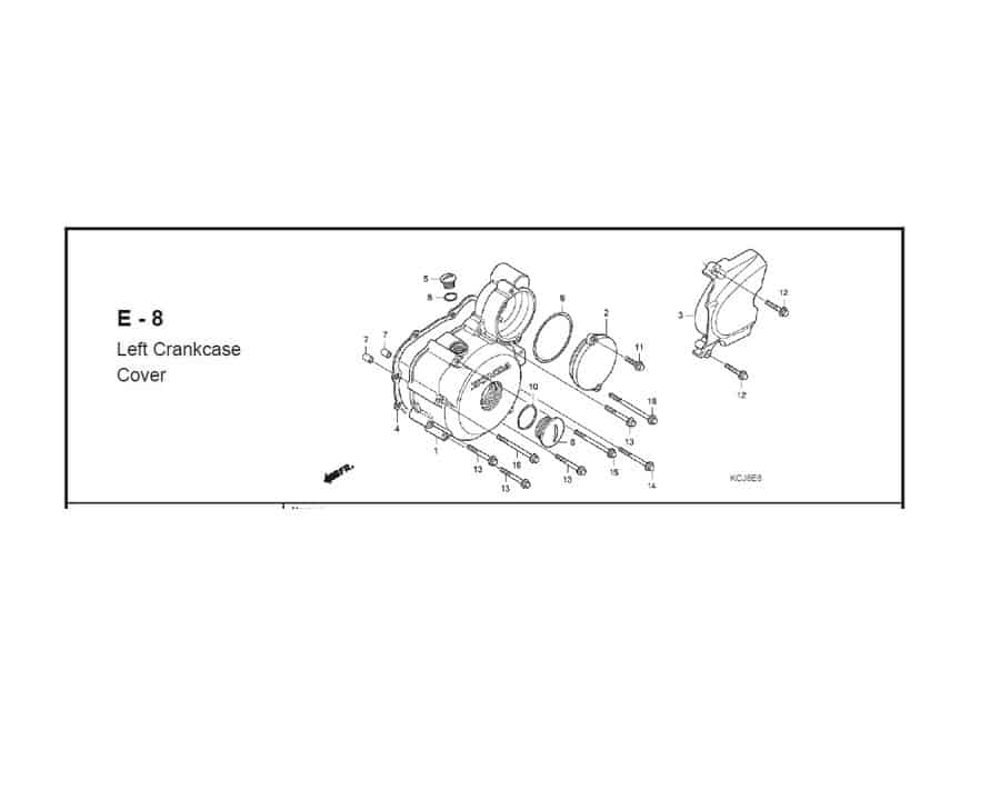 Katalog Suku Cadang Honda Tiger Revo KCJ