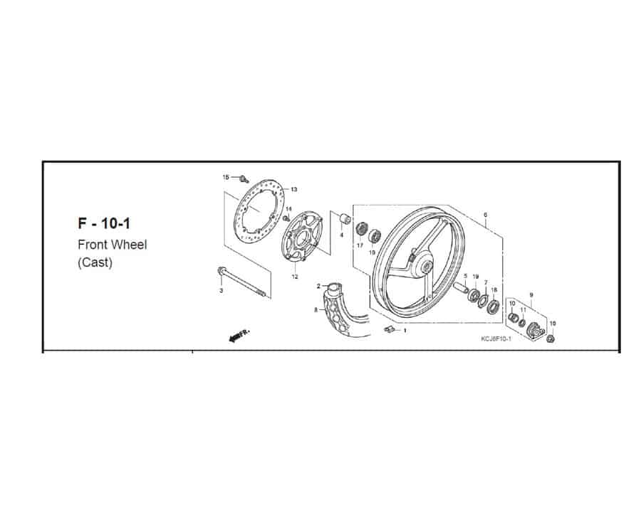Katalog Suku Cadang Honda Tiger Revo KCJ