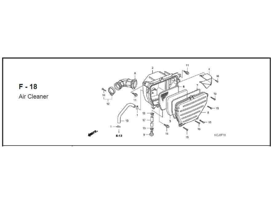 Katalog Suku Cadang Honda Tiger Revo KCJ