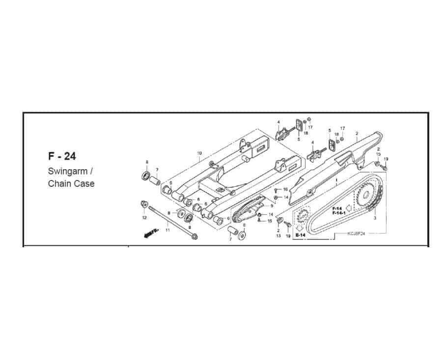 Katalog Suku Cadang Honda Tiger Revo KCJ