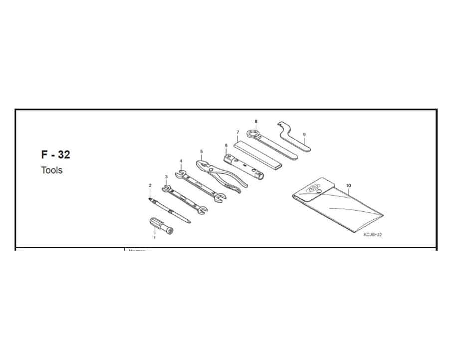 Katalog Suku Cadang Honda Tiger Revo KCJ