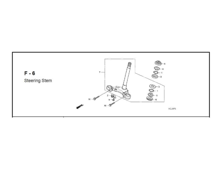 Katalog Suku Cadang Honda Tiger Revo KCJ