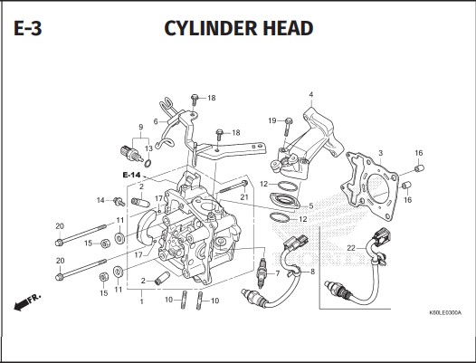 Katalog Suku Cadang Honda Vario 125 K2V