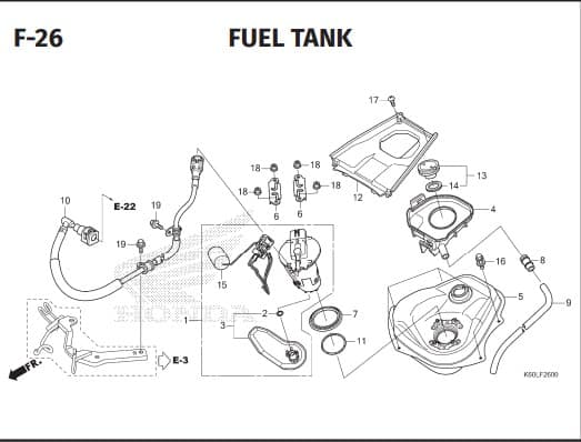 Katalog Suku Cadang Honda Vario 125 K2V