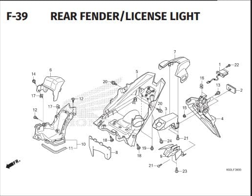Katalog Suku Cadang Honda Vario 125 K2V