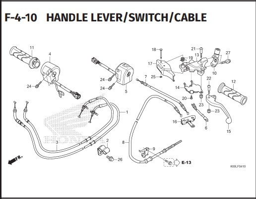 Katalog Suku Cadang Honda Vario 125 K2V