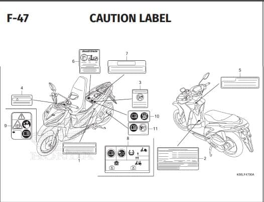 Katalog Suku Cadang Honda Vario 125 K2V